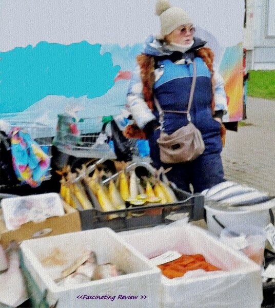 fish saleswoman