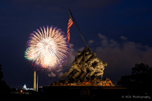 July 4th Fireworks at the Iwo Jima II