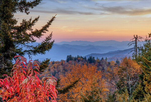 Smoky Mountain Colors in Autumn